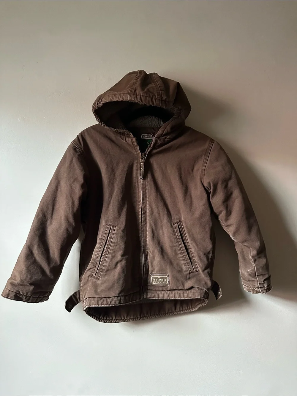 C.E. Schmidt Kids Workwear Jacket Brown Size Small